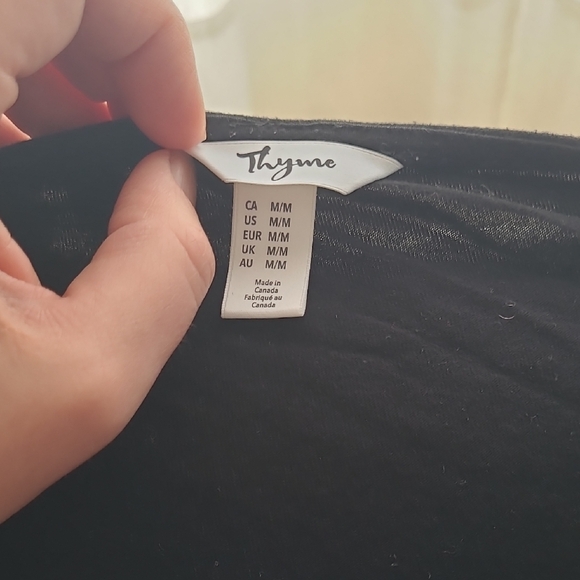 Black Long Sleeve Top - Picture 2 of 5